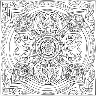 Pahina Ng Kulay Ng Masalimuot Na Celtic Patterns 100446 39031