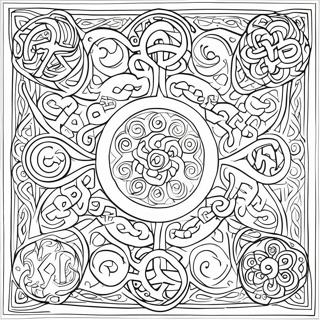 Pahina Ng Kulay Ng Celtic Symbols 100447-39035