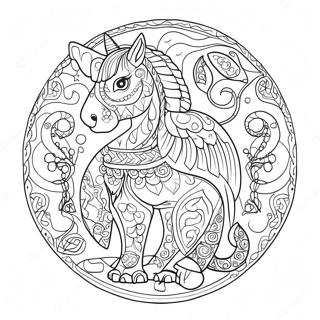 Pahina Ng Kulay Ng Magagandang Celtic Na Hayop 100449-39041