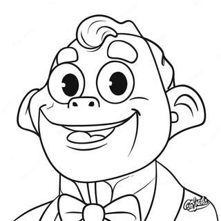 Thunk Crood Na Nakakatawang Pahina Ng Kulay 100600-39157