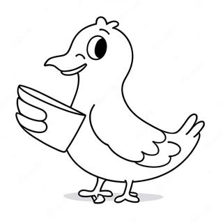 Nakakatawang Pahina Ng Kulay Ng Pigeon Ni Mo Willems 100829-39329
