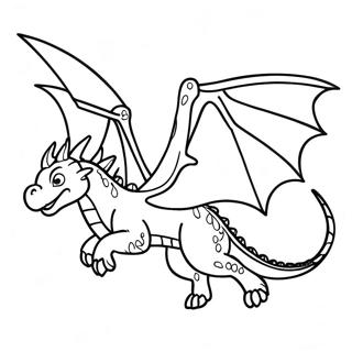 Nakakatakot Na Ender Dragon Na Lumilipad Na Pahina Ng Kulay 100957 39431