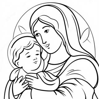 Pahina Ng Kulay Ng Birheng Maria At Sanggol Na Jesus 101113-39556