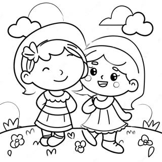 Pahina Ng Kulay Para Sa Mga Nagpapasalamat Na Bata 101267-39669