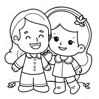Pahina Ng Kulay Para Sa Mga Nagpapasalamat Na Bata 101267-39671