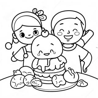 Pahina Ng Kulay Para Sa Mga Nagpapasalamat Na Bata 101267-39672