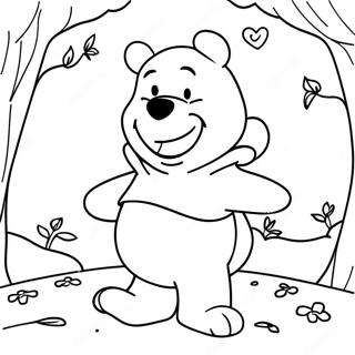 Winnie The Pooh Na Naka Spooky Costume Pahina Ng Kulay 101496-39958