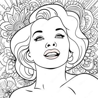 Marilyn Monroe Coloring Pages