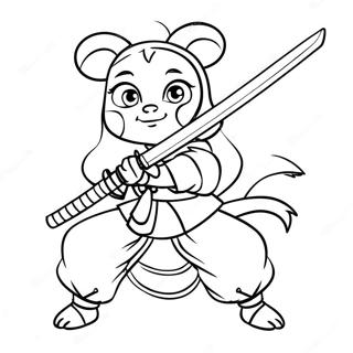 Mitsuri Na May Kanyang Katana Pahina Ng Kulay 102427 40690