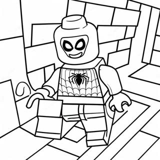 Makulay Na Pahina Ng Kulay Ng Spiderman Lego Adventure 102836-40997