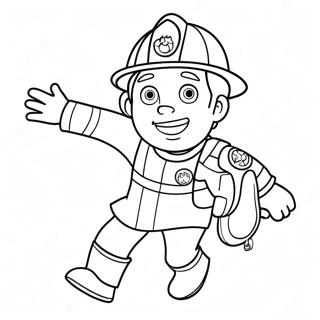 Pahina Ng Kulay Ni Fireman Sam Sa Aksyon 103300-41359