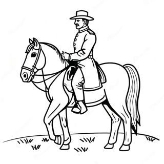 Pahina Ng Kulay Ng Heneral Ng Digmaang Sibil Sa Kabayo 103353-41408