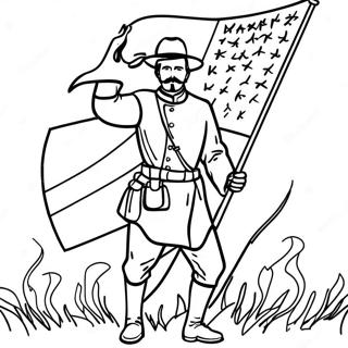 Pahina Ng Kulay Ng Tagapagdala Ng Watawat Ng Digmaang Sibil 103354-41412