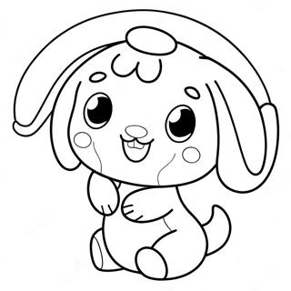 Cute Cinnamoroll Mga Pahina Ng Kulay