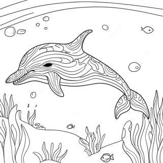 Banayad Na Pahina Ng Kulay Ng Asul Na Balena Sa Ilalim Ng Tubig 103972 41887