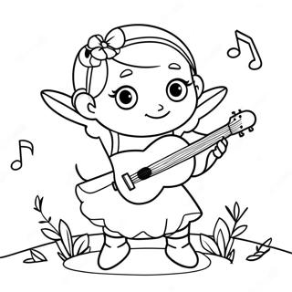 Pahina Ng Kulay Ng Musa Ang Fairy Ng Musika 104459-42272