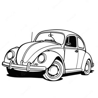 Pahina Ng Kulay Ng Klasikong Volkswagen Beetle 104894-42597