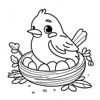 Pahina Ng Kulay Ng Robin Na Naghuhulog Ng Itlog 105384-43001