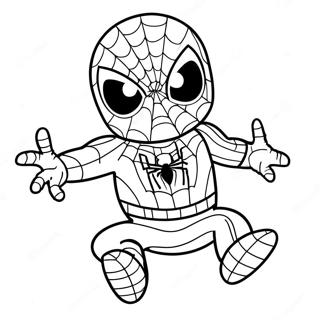 Baby Spiderman Na Pahina Ng Kulay 105536-43108