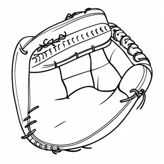 Vintage Na Pahina Ng Kulay Ng Baseball Glove 10606-1913