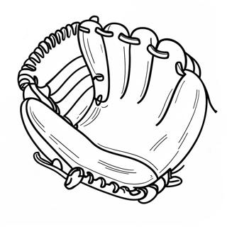 Vintage Na Pahina Ng Kulay Ng Baseball Glove 10606-1914