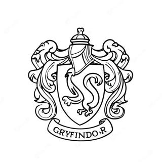 Pahina Ng Kulay Ng Gryffindor Crest 106515-43866