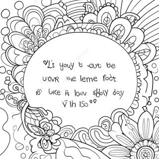 Masiglang Pahina Ng Kulay Ng Nakakatawang Quote 107003-44260