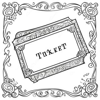 Pahina Ng Kulay Ng Kasiyahan Ng Golden Ticket 107284-44488