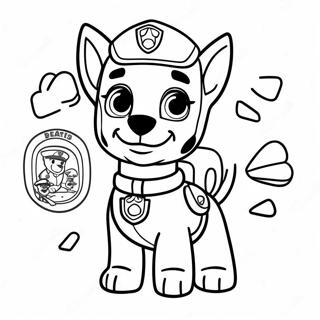 Mapangahas Na Zuma Paw Patrol Pahina Ng Kulay 107512-44653