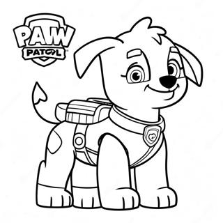 Mapangahas Na Zuma Paw Patrol Pahina Ng Kulay 107512-44654