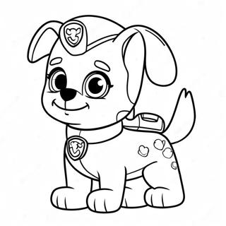 Cute Na Zuma Paw Patrol Pahina Ng Kulay 107513-44657