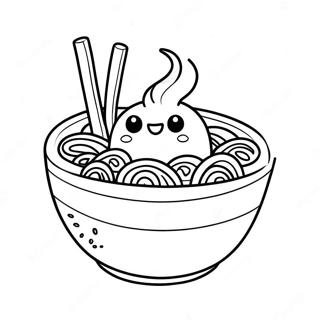 Pahina Ng Kulay Ng Cute Na Ramen Noodle 107615-44735