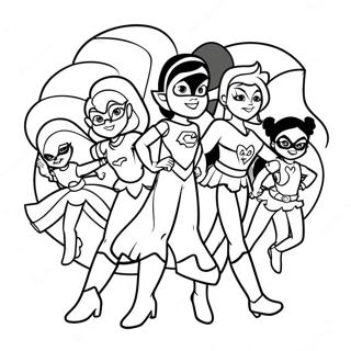 Dc Superhero Girls Pahina Ng Kulay 107665-44769