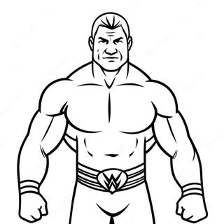 Pahina Ng Kulay Ng Makulay Na Poses Ng Wwe Wrestler 107719-44823