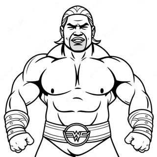 Pahina Ng Kulay Ng Makulay Na Poses Ng Wwe Wrestler 107719-44824