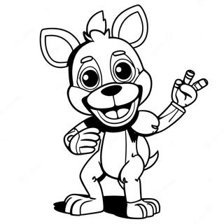 Pahina Ng Kulay Ng Naglalaro Na Poses Ng Mangle Fnaf 108103-45122