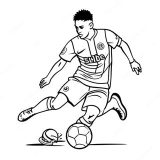 Pahina Ng Kulay Ni Neymar Na Nagsasayaw Ng Bola 108437 45375