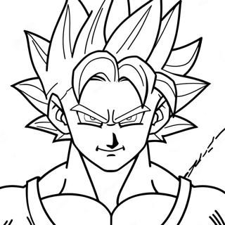 Super Saiyan Vegito Pahina Ng Kulay 108877-45713