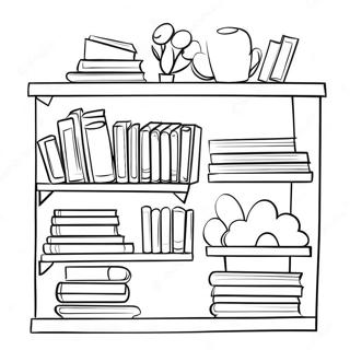 Makulay Na Eksena Ng Pageshelf Pahina Ng Kulay 109160 45999