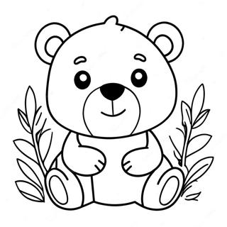 Cute Na Pahina Ng Kulay Ng Hey Bear 109391-46177