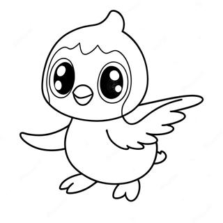 Piplup Mga Pahina Ng Kulay