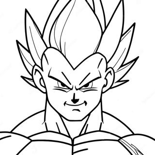 Super Saiyan Vegeta Na Pahina Ng Kulay 110007-46657