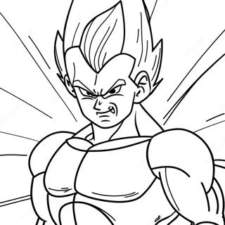 Super Saiyan Vegeta Na Pahina Ng Kulay 110007-46660