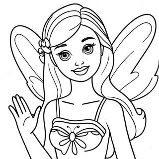 Pahina Ng Kulay Ng Barbie Fairy 110134-46754