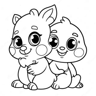 Cute Babyfirst Na Mga Tauhan Pahina Ng Kulay 110447-47000