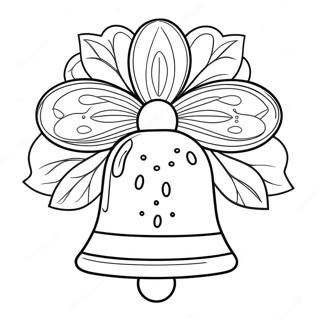 Kaakit Akit Na Bulaklak Na Bell Pahina Ng Kulay 110501 47052