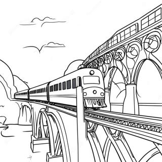 Mga Tren Coloring Pages