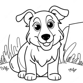 Pahina Ng Kulay Ng Masayahing Australian Shepherd 110882-47337