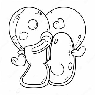 Magandang Pahina Ng Kulay Na Numero 3 Na May Mga Lobo 111012-47469