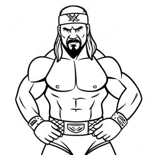 Wwe Wrestler Sa Aksyon Na Pahina Ng Kulay 111113 47544